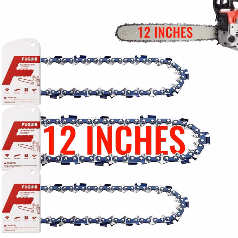Omgoods - 3 catene da motosega da 30 cm, compatibili con diverse motoseghe