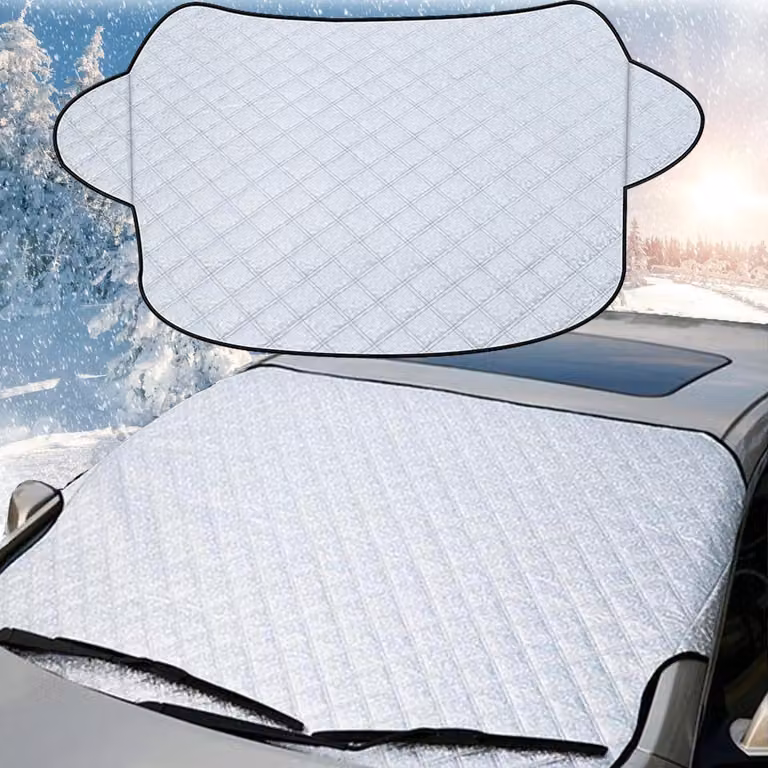 Copertura per parabrezza auto, 147x100 cm, protezione antigelo contro neve, ghiaccio e polvere