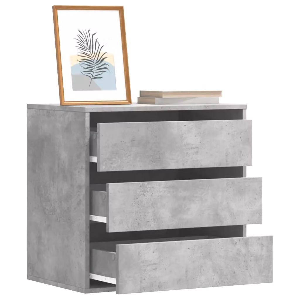 Cassettiera da angolo in legno multistrato grigio cemento L 60 cm x P 41 cm x H 58 cm CFW5003682 – 2