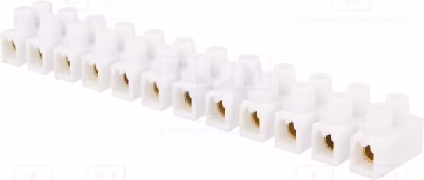 1 x Barra di collegamento: Sezione cavi: 12-16 mm², Corrente nominale: 76 A, Morsetto a vite, Tensione: 400 V, Numero di morsetti: 24, : E.4035, Tipo di barra di collegamento