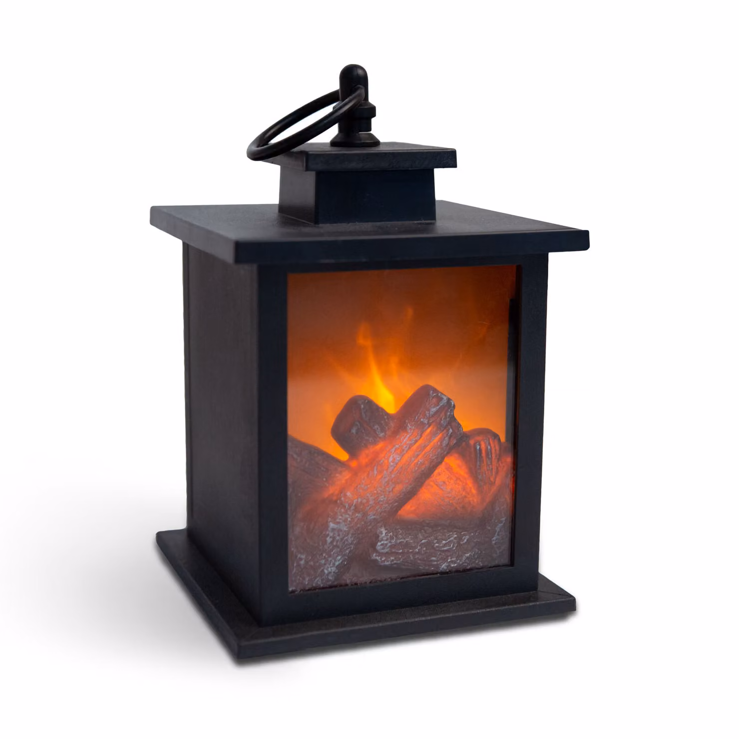 Caminetto decorativo a LED - funzionamento a batteria - 12 x 12 x 18,5 cm
