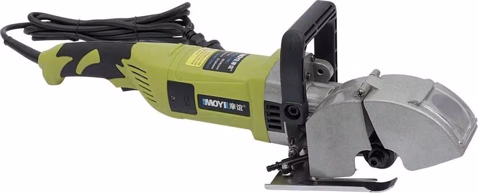 Scalpellatrice elettrica per muri/fresatrice per pareti - 4000 W - 6500 giri/min - profondità di taglio 0-3,7 cm - larghezza di taglio 0-3,3 cm - disco 12,1 cm - spina UE 220 V - verde chiaro