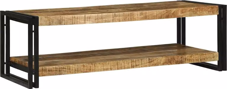 Tavolino da salotto Marrone Legno di mango massello