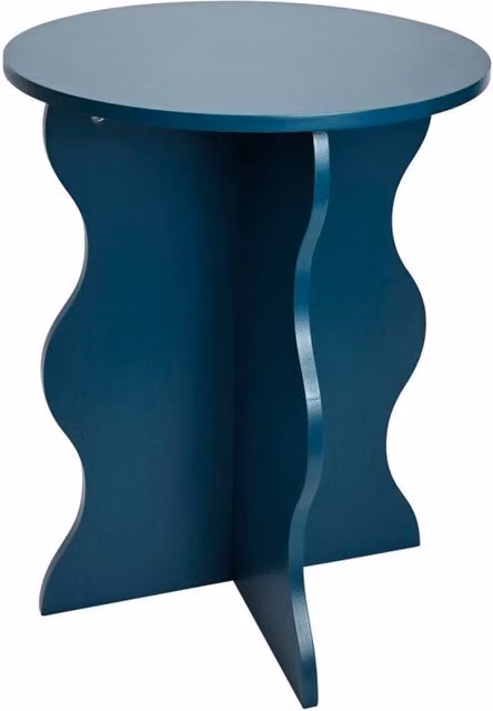 Set di 4 Tavolini Sally Casa Collection Blu Scuro L/P/H: 39 x 39 x 45 cm