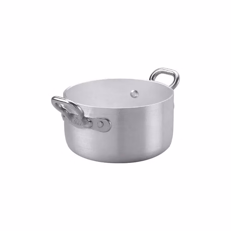Casseruolino 1932 alto in alluminio - 2 maniglie 1907 diam. 12cm