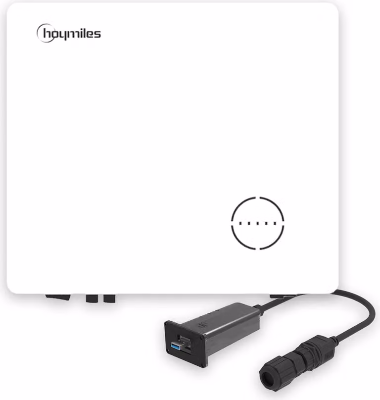 Inverter ibrido Hoymiles HYS-4600LV da 4,6 kW, monofase, con chiavetta per il trasferimento dei dati