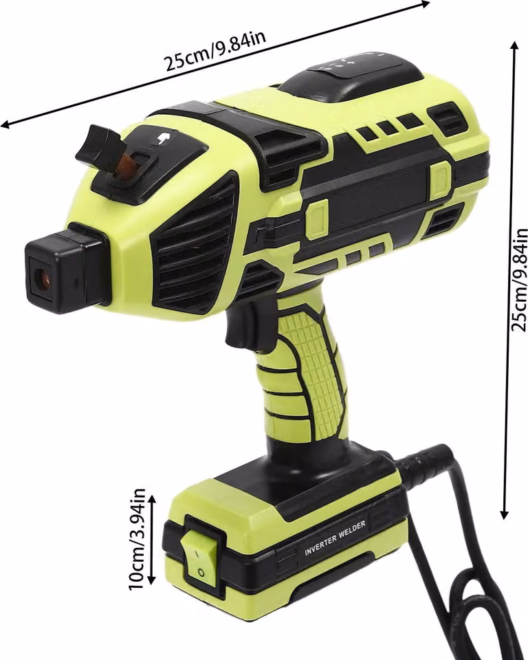 Saldatrice portatile - Saldatrice inverter IGBT manuale - Kit leggero - Ideale per lavori di carpenteria metallica e riparazioni - Verde