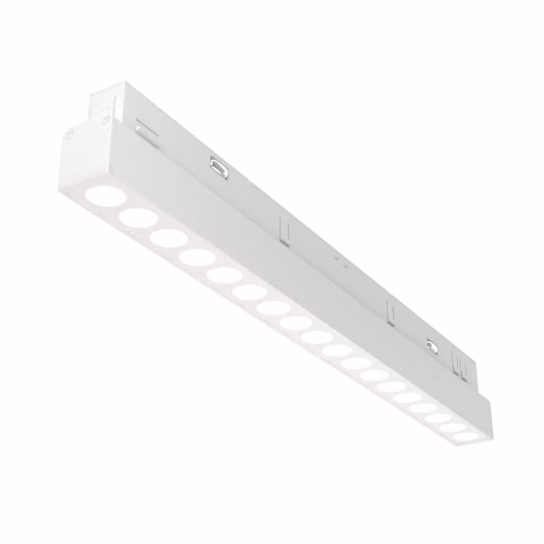 Maytoni apparecchio lineare per sistema di binari magnetici Exility Points LED incl. alluminio bianco 18W per cucina, camera da letto, soggiorno, sala da pranzo, atrio