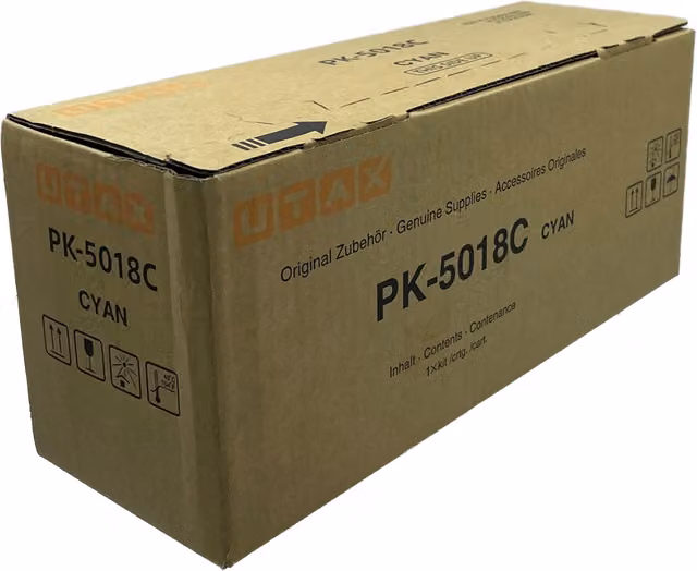 ORIGINAL Utax toner ciano PK-5018C 1T02TWCUT0 ~11000 Seiten