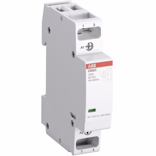 Contattore di installazione ESB20-02N-06 20A 0S/2Ö 230VAC/DC