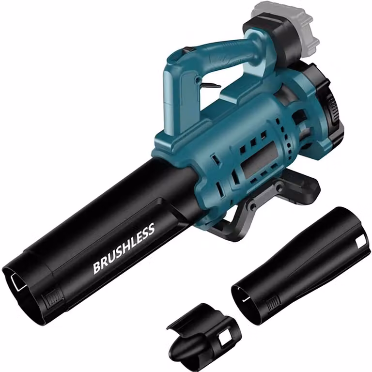 Soffiatore a lama - Aspiratore a lama - Ventola turbo - Attrezzi da giardino - Soffiante - Compatibile con batteria da 18V