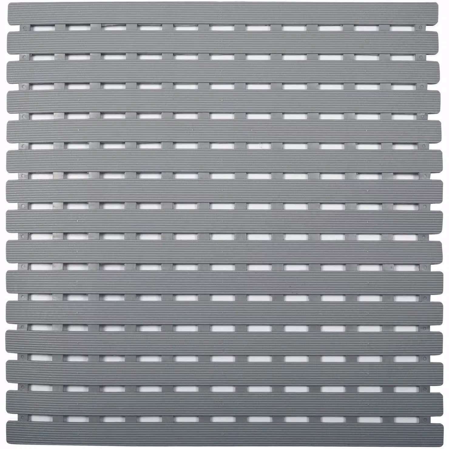 Tappeto da bagno antiscivolo rotondo Vestiamo Casa, Grigio, L/P: 54 x 54 cm