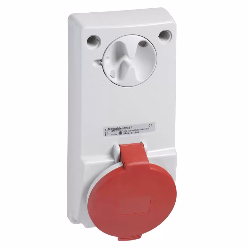 Schneider Electric 82036, 3P+N+E, Grigio, Rosso, Plastica, IP44, REACh, RoHS, 380 - 415 V