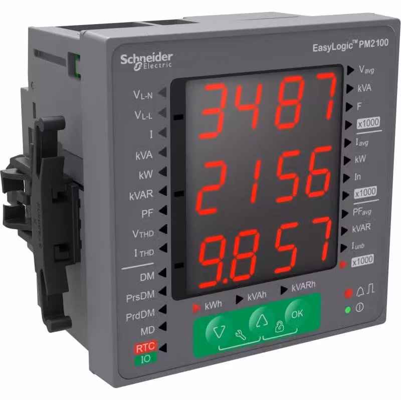 Modulo opzionale di ingresso/uscita Schneider Electric per PM2X30 - Analogico - 1 ingresso + 1 uscita METSEPM2KANLGIO11