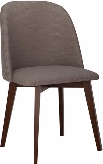 Sedia da cucina imbottita AFTON 5 - noce / marrone 1