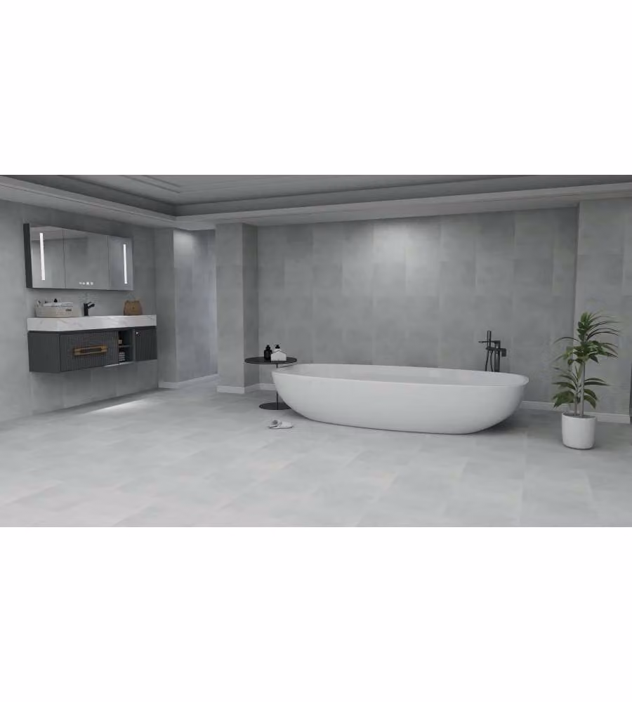 Pavimento Spc Robust Cemento Zurich 5,5X457X914 Mq 2,506
