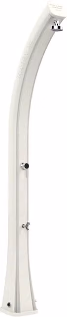 Doccia Solare da Giardino 35L Miscelatore e Lavapiedi Arkema Happy XL Bianco