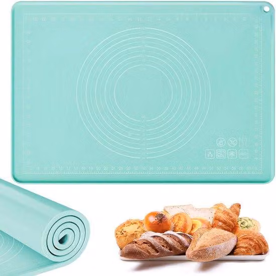 Azomor: grande teglia in silicone da 70x50 cm con fondo antiscivolo e funzioni di cottura