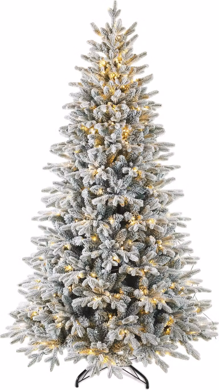 Albero di Natale artificiale, 264 luci LED, 935 punte dei rami, alberi di Natale, 1,8 m