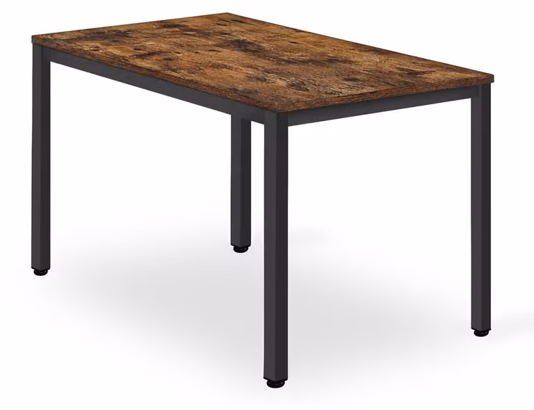 Tavolo Tessa in stile industriale rustico 120x60 cm