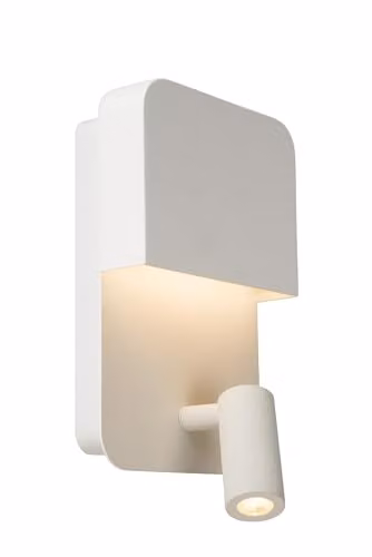 Lucide Boxer - Lampada da parete moderno bianco