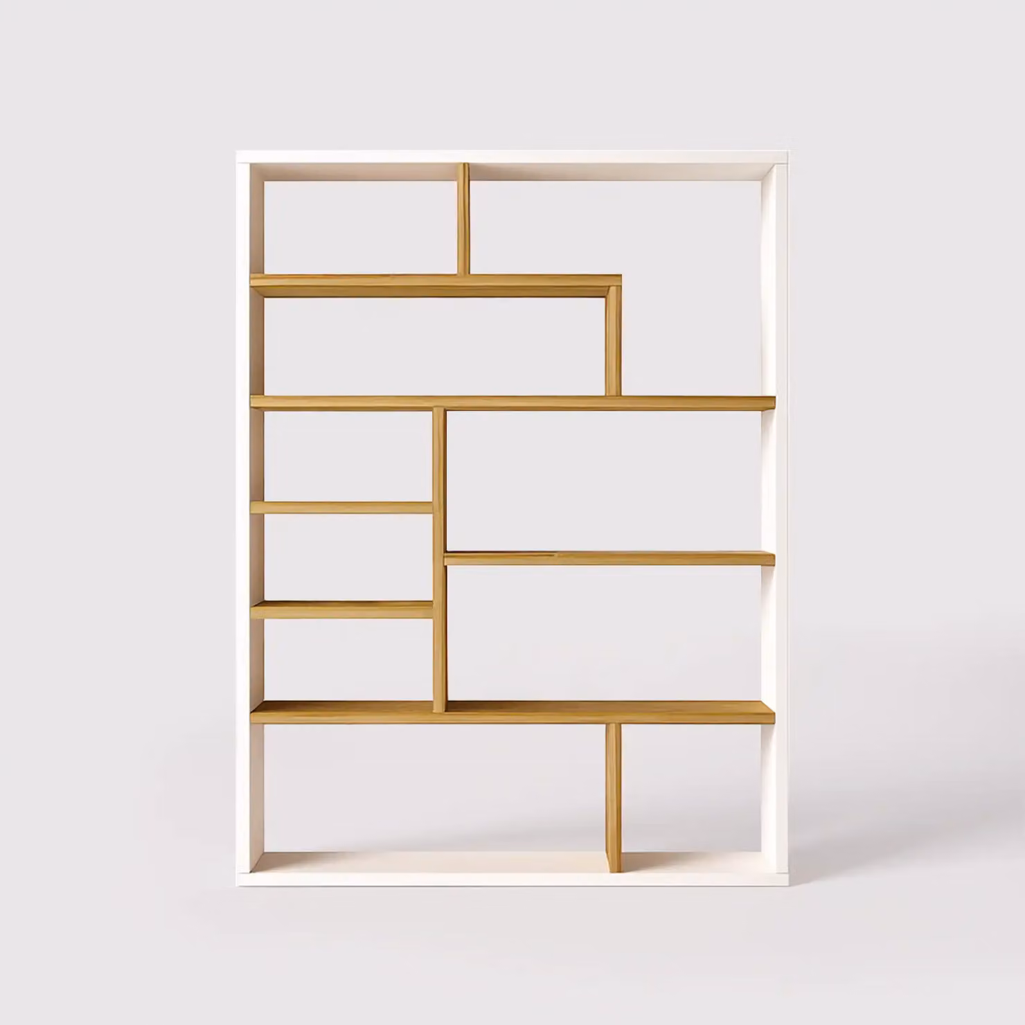 Laung - Scaffale moderno da salotto con 10 scomparti