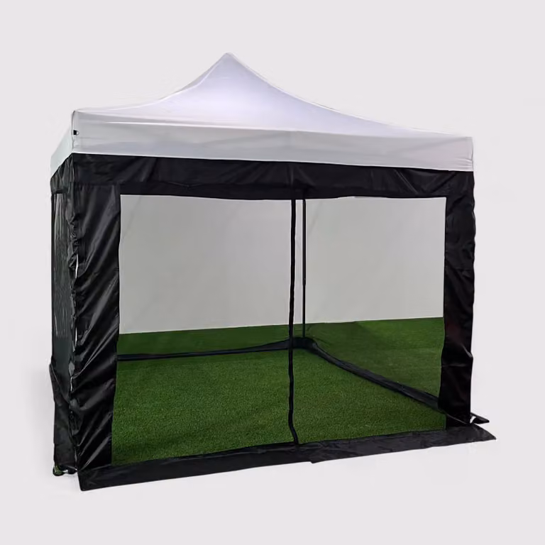 Banyan - Telo zanzariera nero per gazebo 3x3