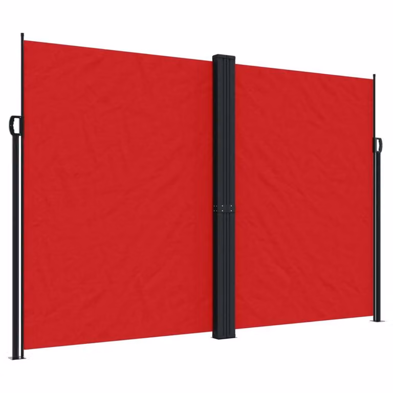 Tenda da Sole Laterale Retrattile Rossa 220x1000 cm