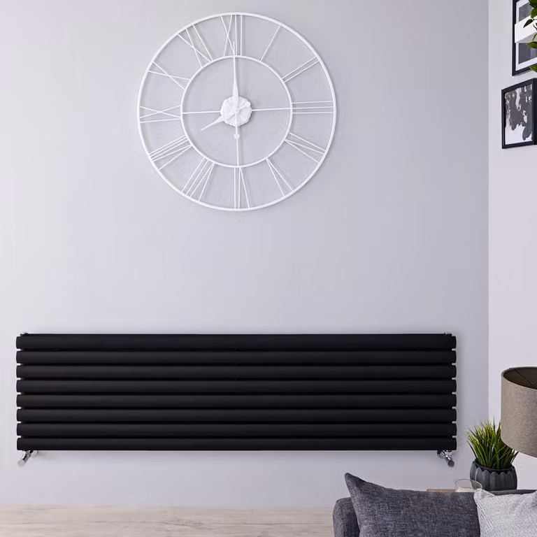 Scaldaesseri HudsonReed in acciaio nero, L: 160 cm, H: 47,2 cm