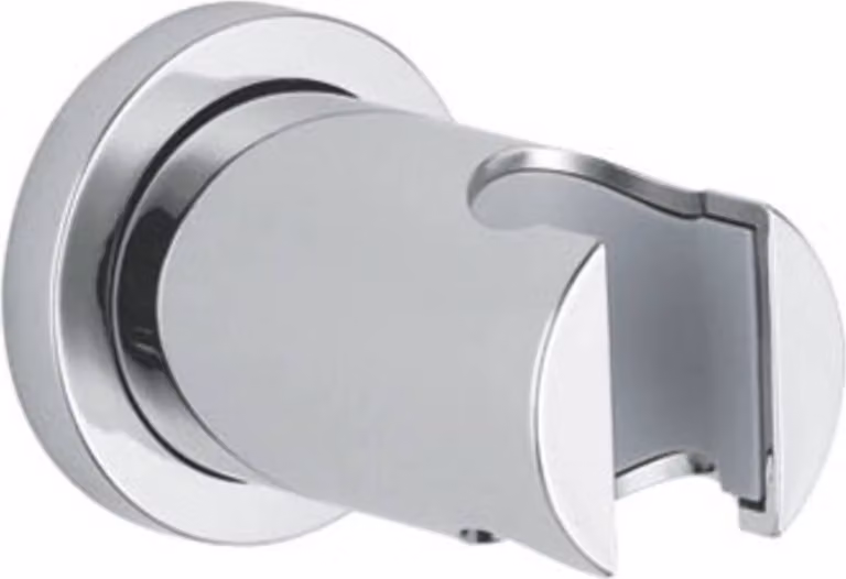 Grohe Rainshower Supporto per doccia a parete con rosetta rotonda, cromato, 1 pz.