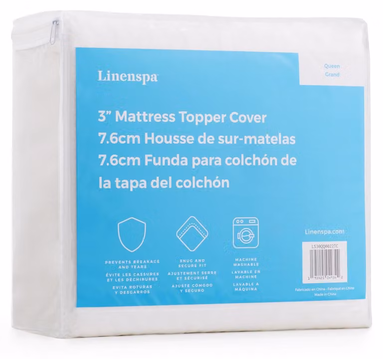Coprimaterasso 3 cm – lavabile, antiscivolo, traspirante