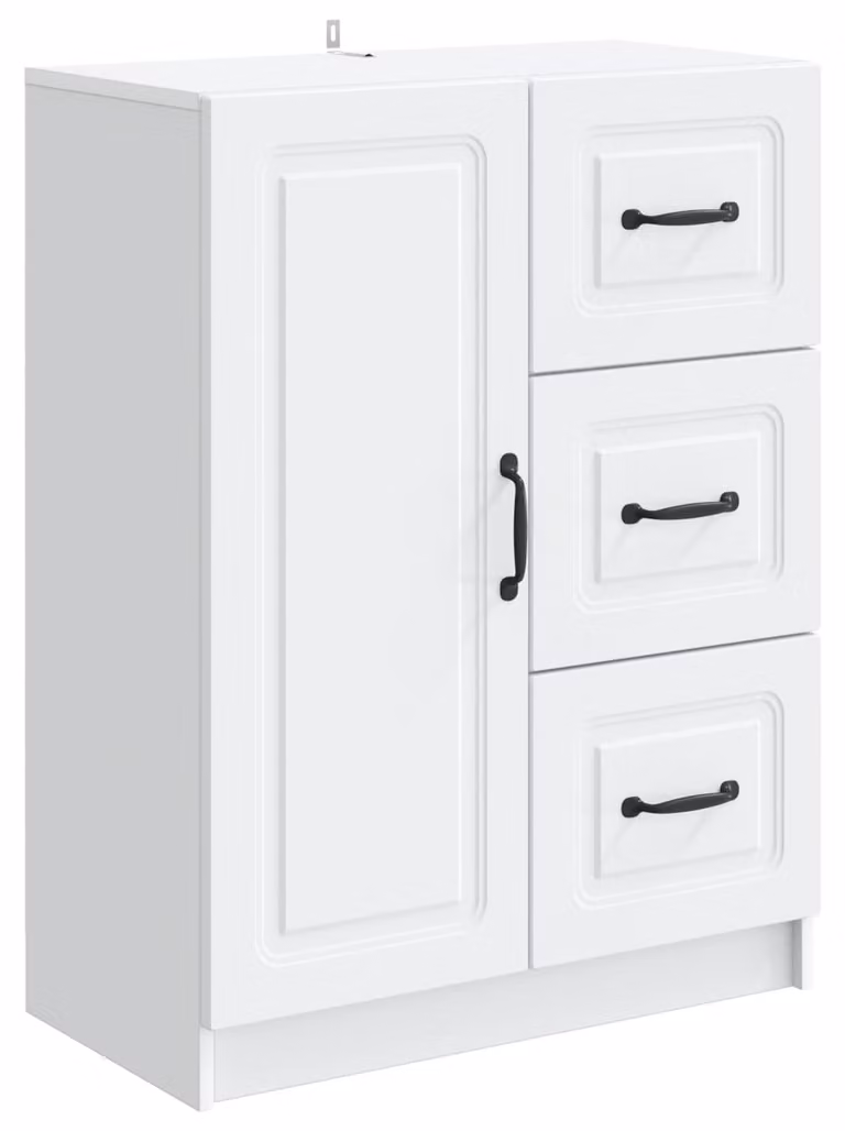 Credenza Bianco 66 x 34,5 x 87 cm Legno ingegnerizzato