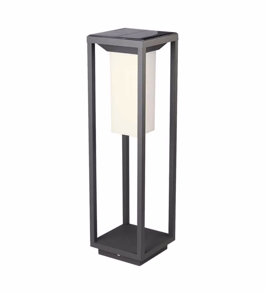 V-TAC Lampada Solare LED da Muro Esterno Rettangolare con Sensore di Movimento e Crepuscolare 2W 3000K Bianco L: 50 cm