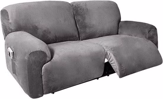 Set di divani lounge - 6 pezzi - 190-254 cm - Grigio