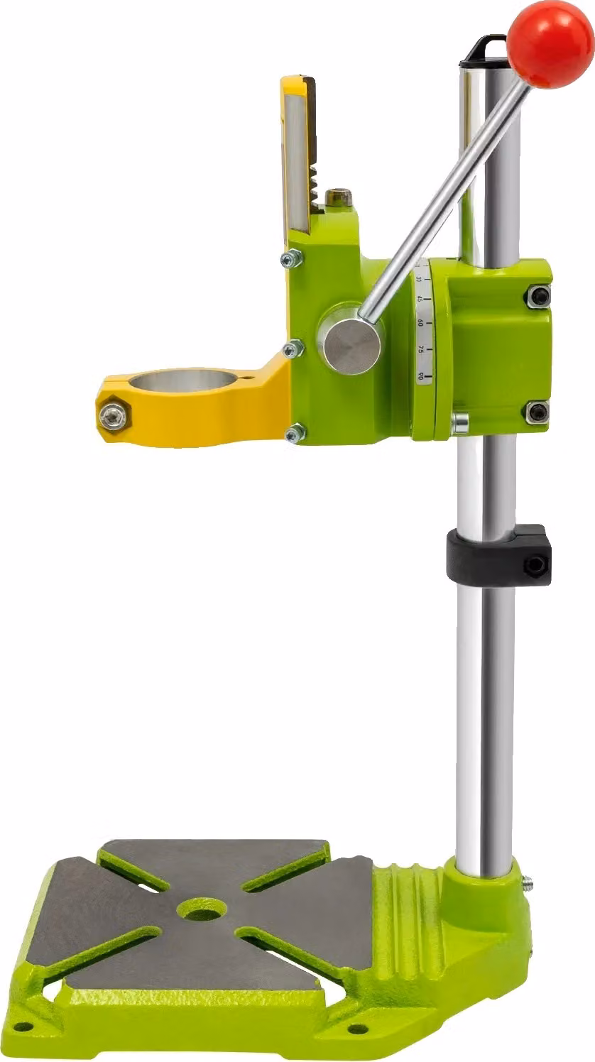 Supporto per trapano, ruotabile di 90°, regolabile in altezza, 49 cm