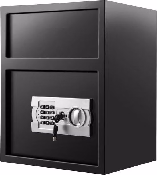 Cassaforte - Cassaforte ignifuga - Cassaforte con chiusura a combinazione - Cassaforte con chiave - Cassaforte