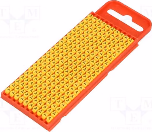 200 etichette gialle per cavi e conduttori, modello 561-01014, adatte per cavi con diametro da 2 a 2,8 mm