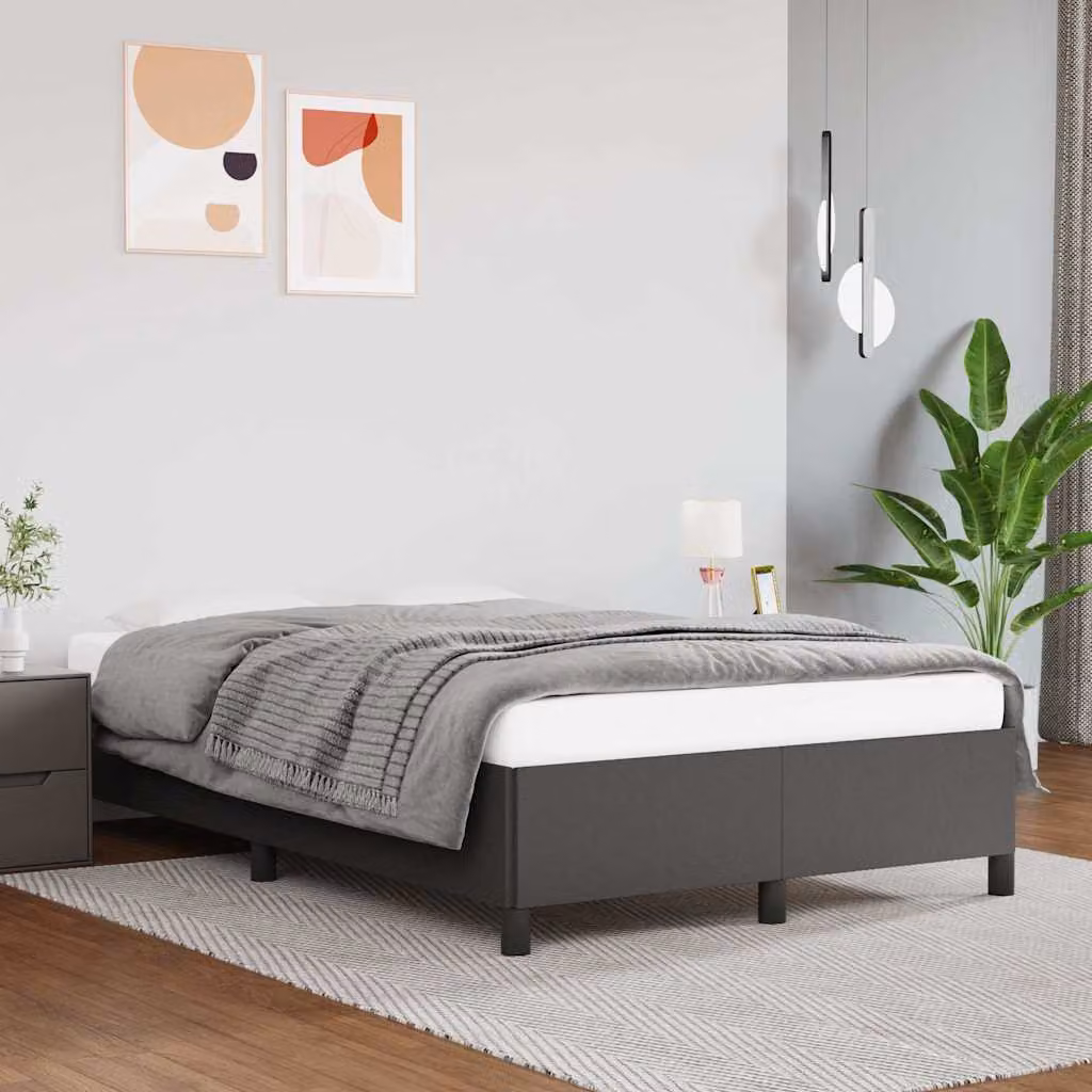 vidaXL Giroletto in Similpelle Grigio L/P/H: 120 x 200 x 35 cm