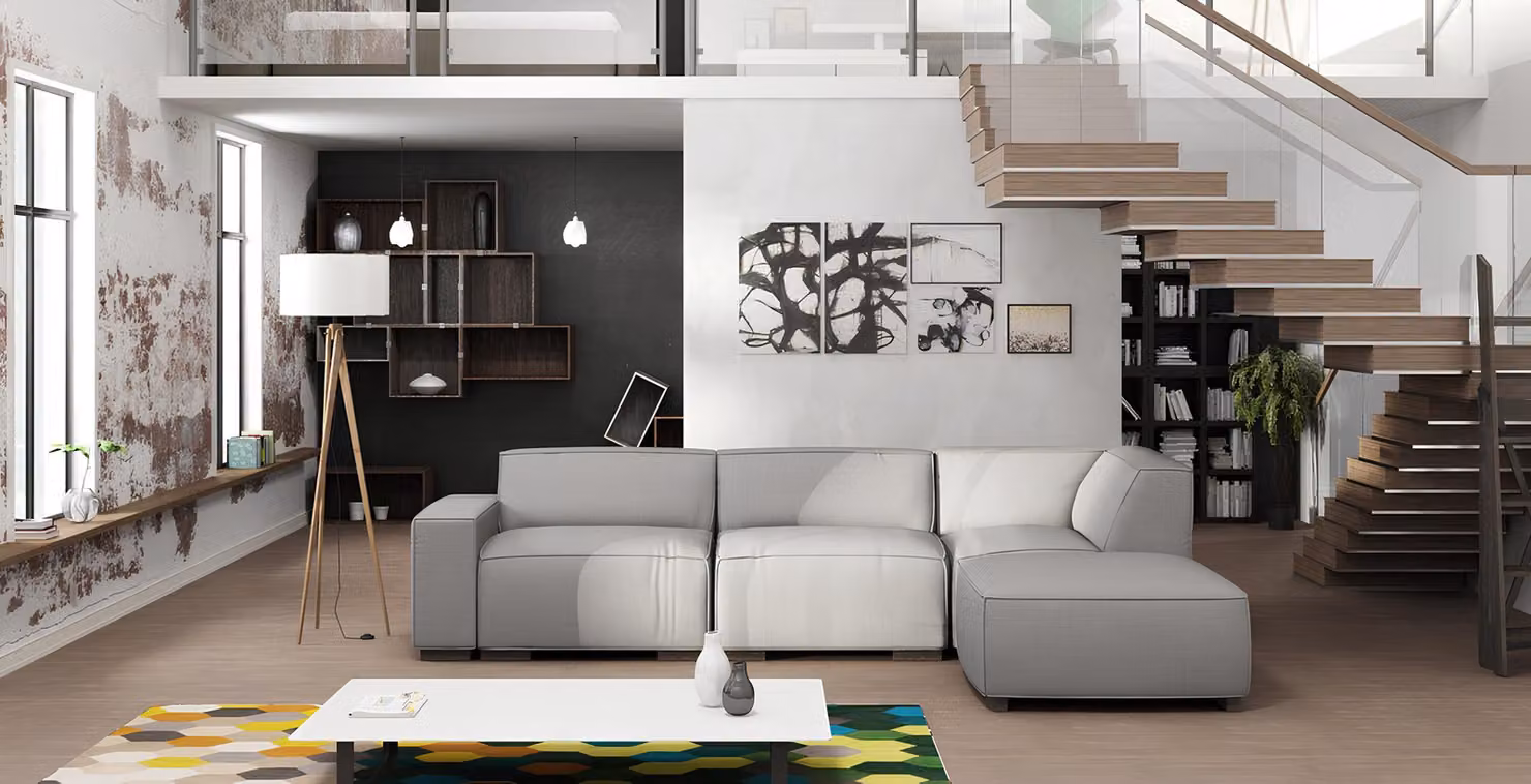 Ledersofa Ecksofa Couch Polster Wohnlandschaft Eck Sofa Sitz Garnitur Couchen