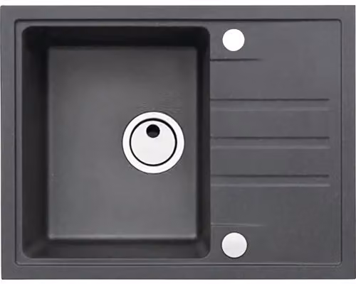 Lavello in granito ALVEUS Intermezzo 30 Carbon 91 620x480 mm 1117044