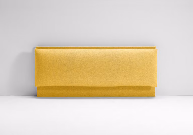 Testata Letto Imbottita - ROMA Senape 120x190 cm