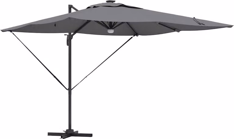 Parasol Roma Antracite 286 x 284 x 270 cm