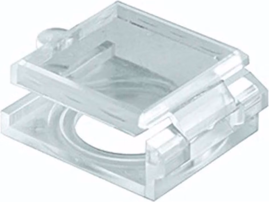 Georg Schlegel Copertura di protezione sigillabile per pulsanti della serie OKTRON Grado di protezione IP40 - 1 pezzo