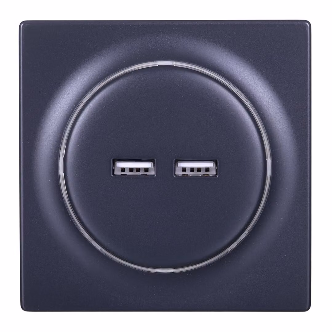 Fibaro FGWU-021-8 Fibaro Walli N USB Outlet anthrazit