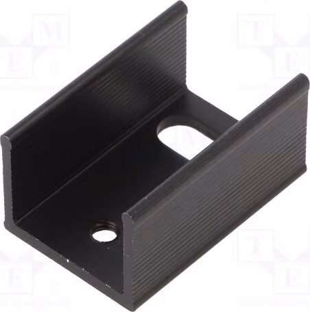 1 radiatore: colore nero, motivo stampato, altezza: 13 mm, larghezza: 17 mm, lunghezza: 25 mm. Codice prodotto: U 24K/W, modello: PR17/25/SE