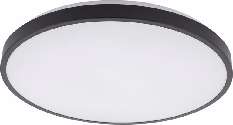 Plafoniera da bagno rotonda Ø38,5 cm LED 22 W colore caldo nero AGNES LED 10971 Nowodvorski