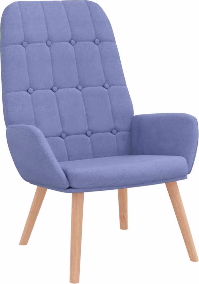 Sedia Relax Blu Jeans in Tessuto