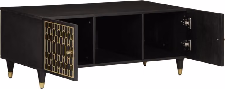 vidaXL Tavolino 100x54x40 cm in legno massiccio di mango