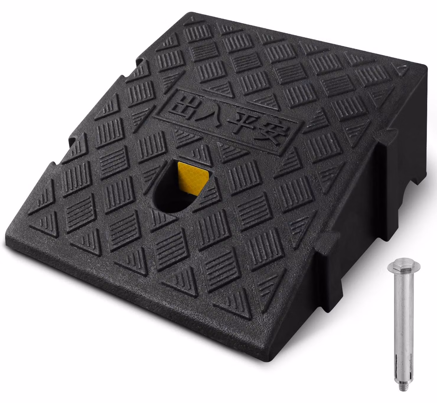 Rampa di accesso portatile in plastica, adatta a diversi utilizzi