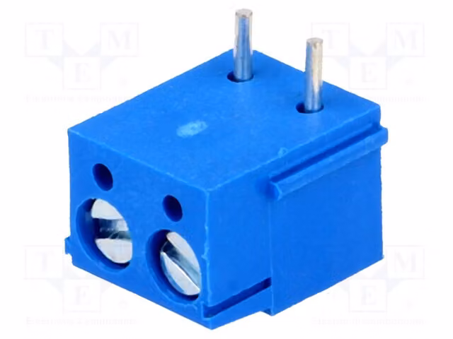 2 profilati di fissaggio per morsetti da 5 mm, compatibili con i morsetti TB-5.0-K-2P da 16A, per installazione a parete: 2 pezzi dritti
